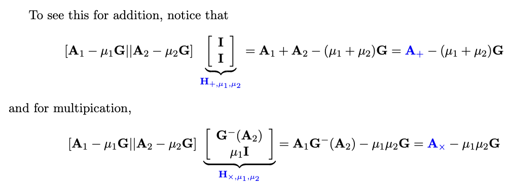 GSW H Matrix